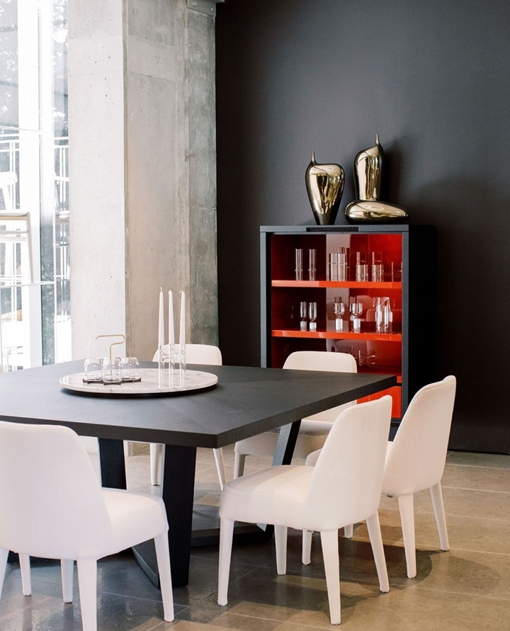 Clean lines, contrasting textures, and colors highlight the variety that @urbanspaceinteriors are known for.